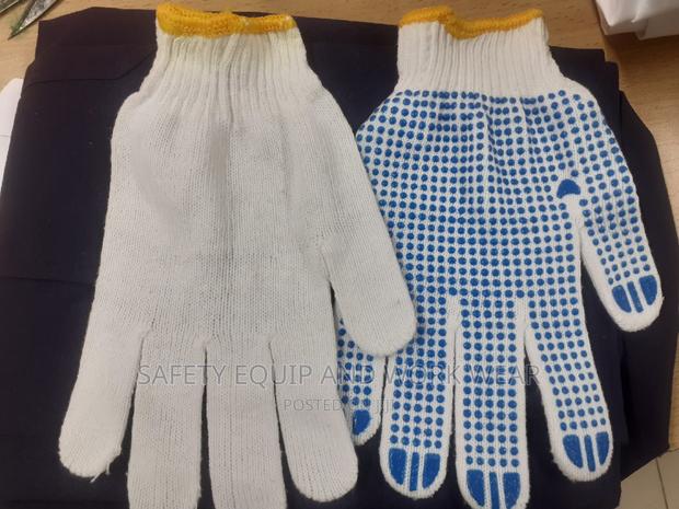Formal Cotton Dotted Gloves For Warmth