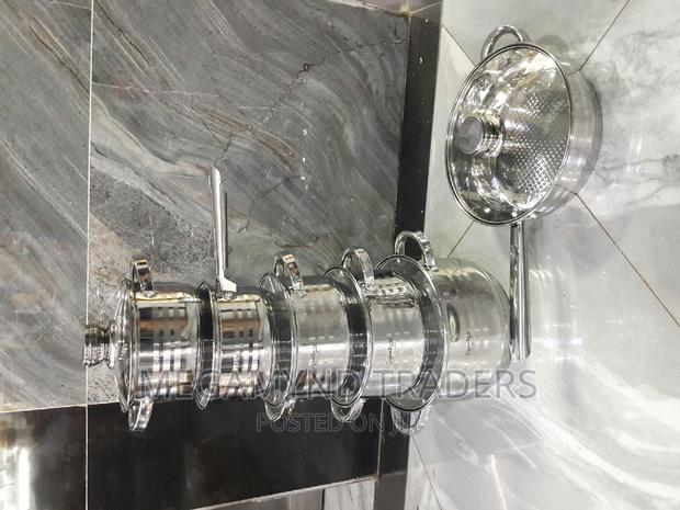 12pc Signature Stainless Steel Sufuria / Induction Stainless Sufuria