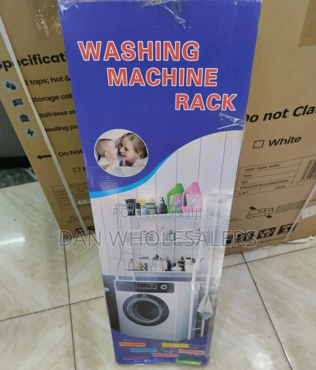 Rack Washing Machine Storage
