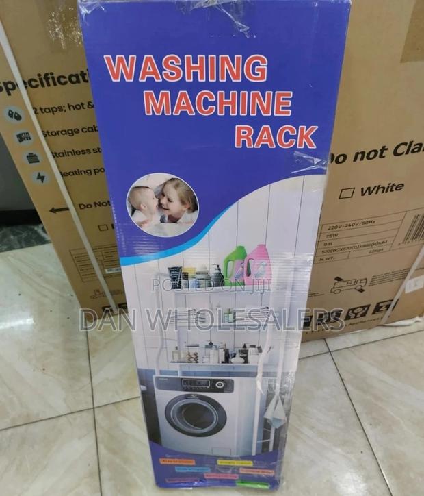 Rack Washing Machine Storage