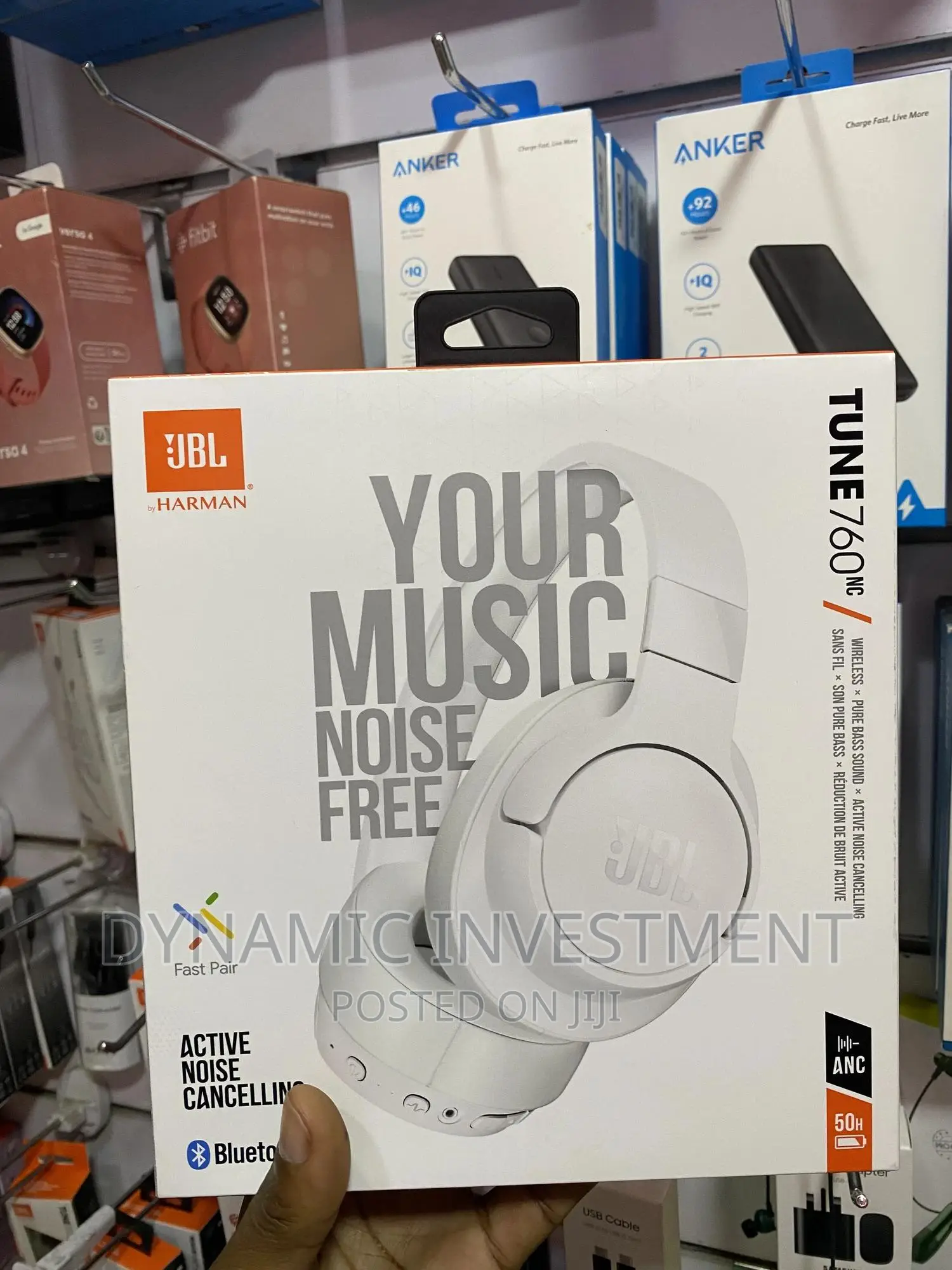JBL Tune 760NC, Wireless Over Ear Active Noise Cancellation