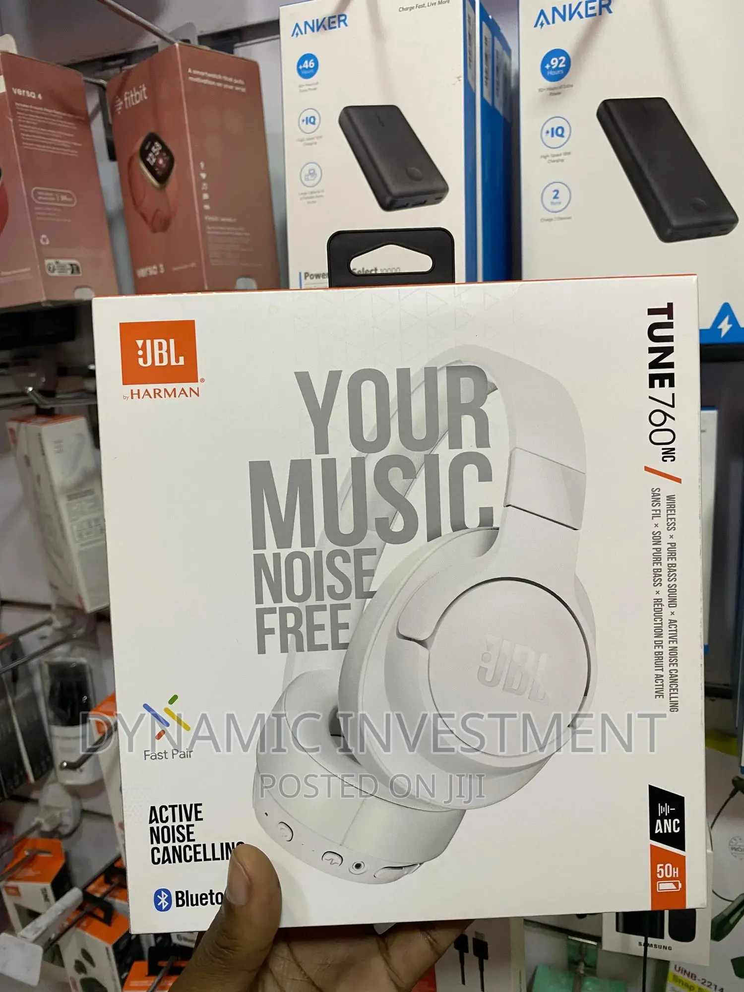 JBL Tune 760NC, Wireless Over Ear Active Noise Cancellation