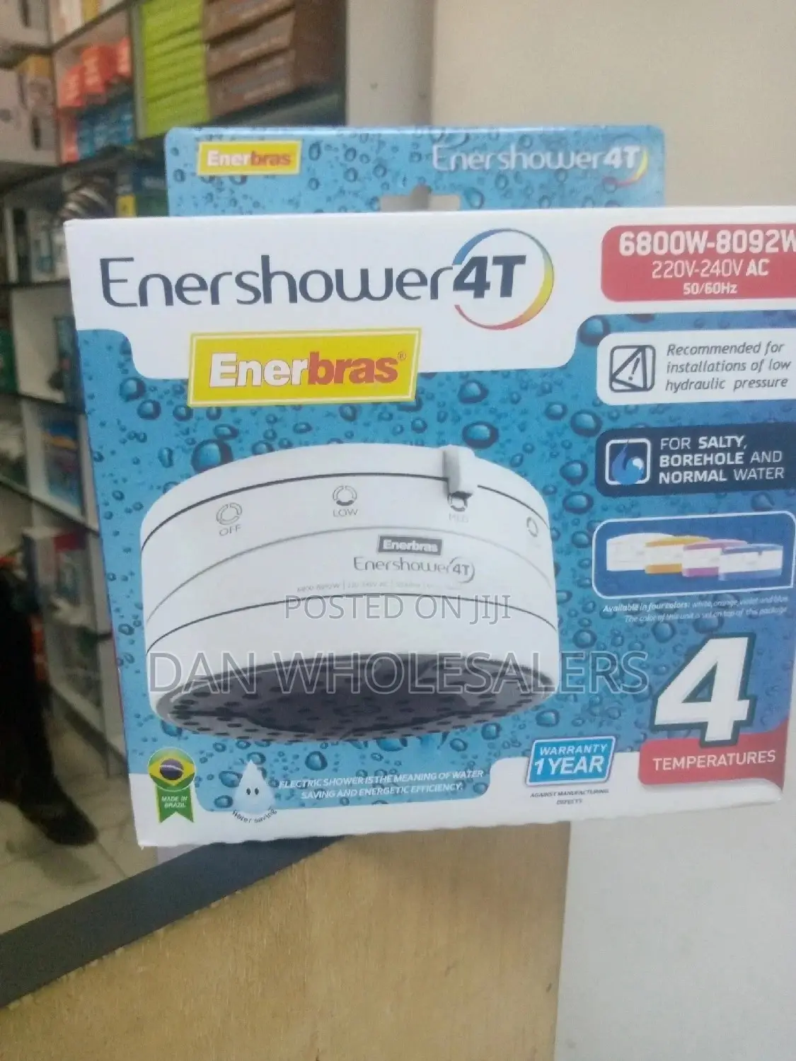 Shower Head 4 Temperature Enershower