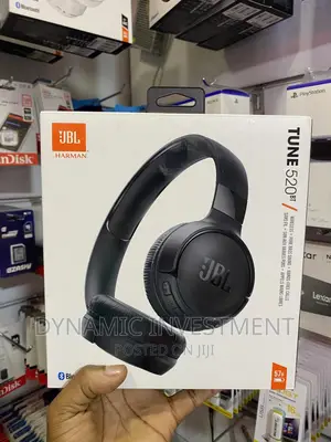 JBL Tune 520BT Wireless on-Ear Headphones,With JBL Pure Bass