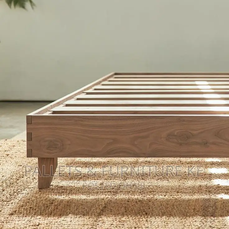Flat Mahogany Bed