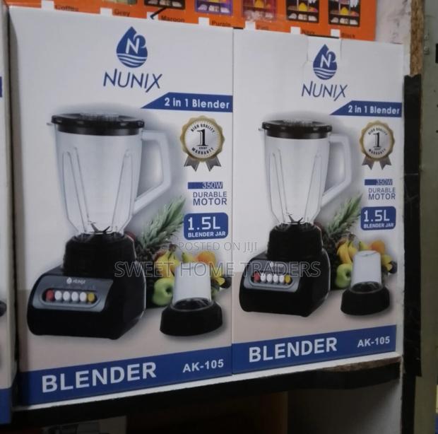 Ak 105 Electric Blender
1.5 Litres Jar