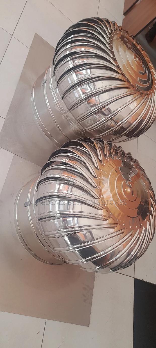 24" Cyclone/Turbine Roof Vent for Warehouses,Residential - thumbnail 3