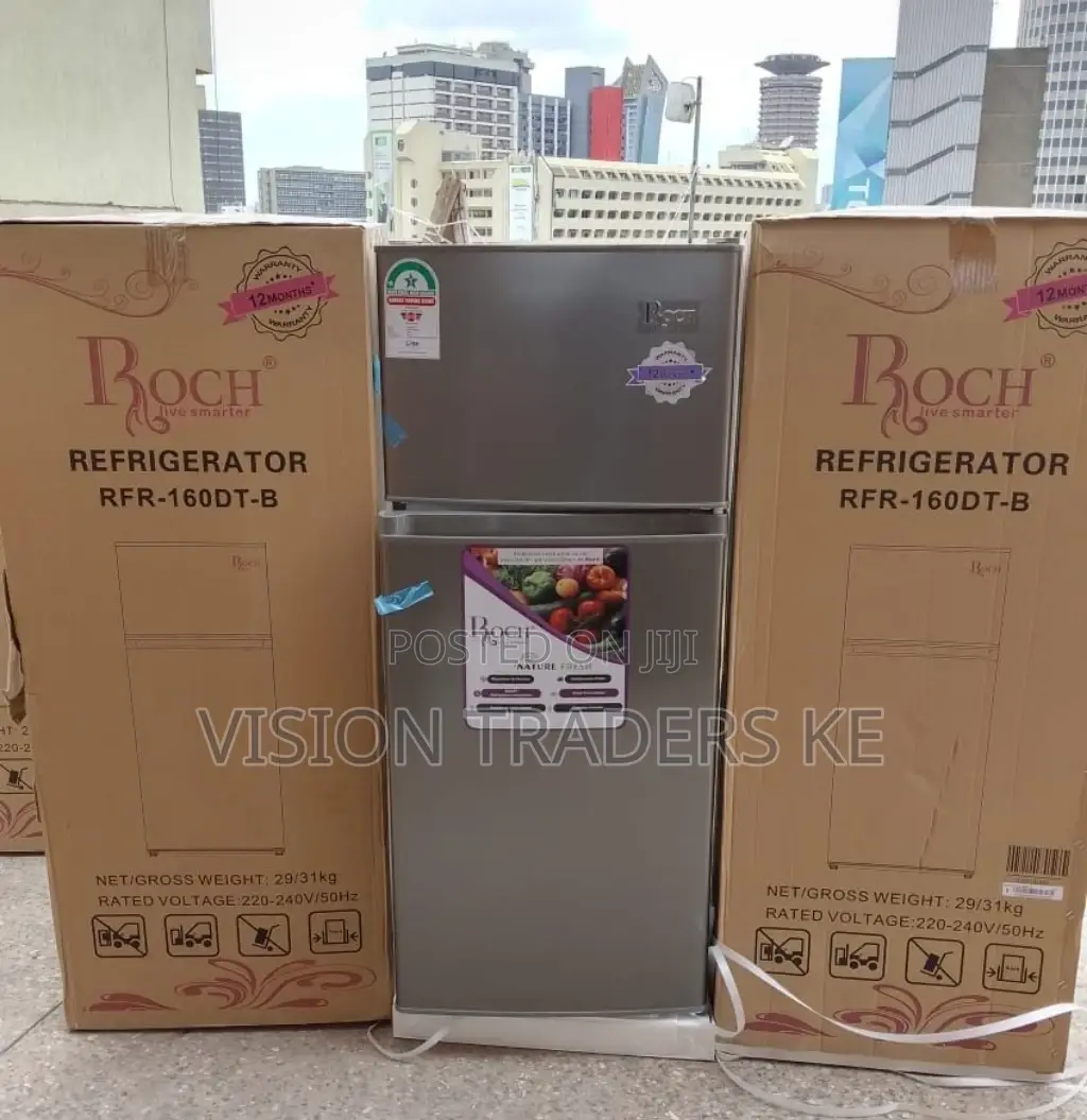 Roch 128litrs RFR -160dt-B Double Door Refrigerator.