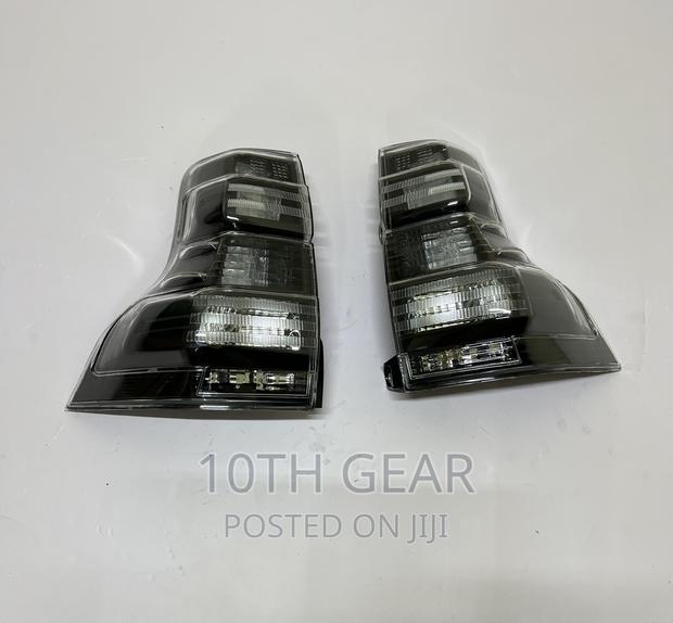 Prado 150 2014 Tail Lamp Aftermarket Smoked Black Set
