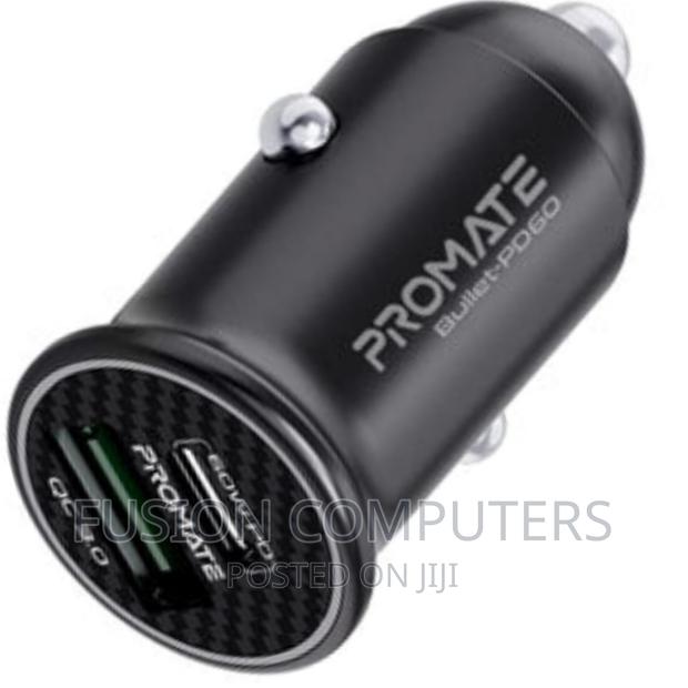 Promate Bullet-pd60 Rapidchargetm Mini Car Charger With 60W - thumbnail 2