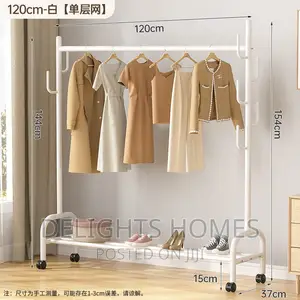 Wheels Clothes Organizer Rack*