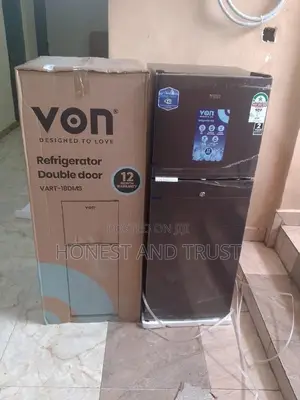 Von 138litres Double Door Refrigerator