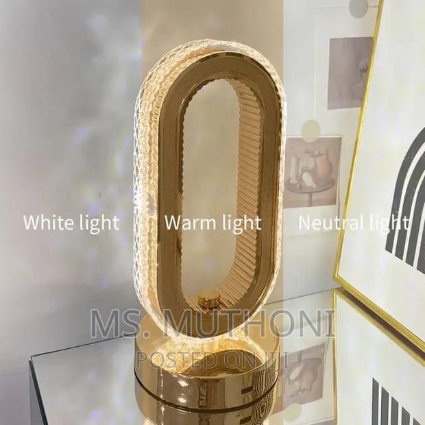 Crystal Rechargeable Touch Lamps 3 Light Intensities, - thumbnail 2
