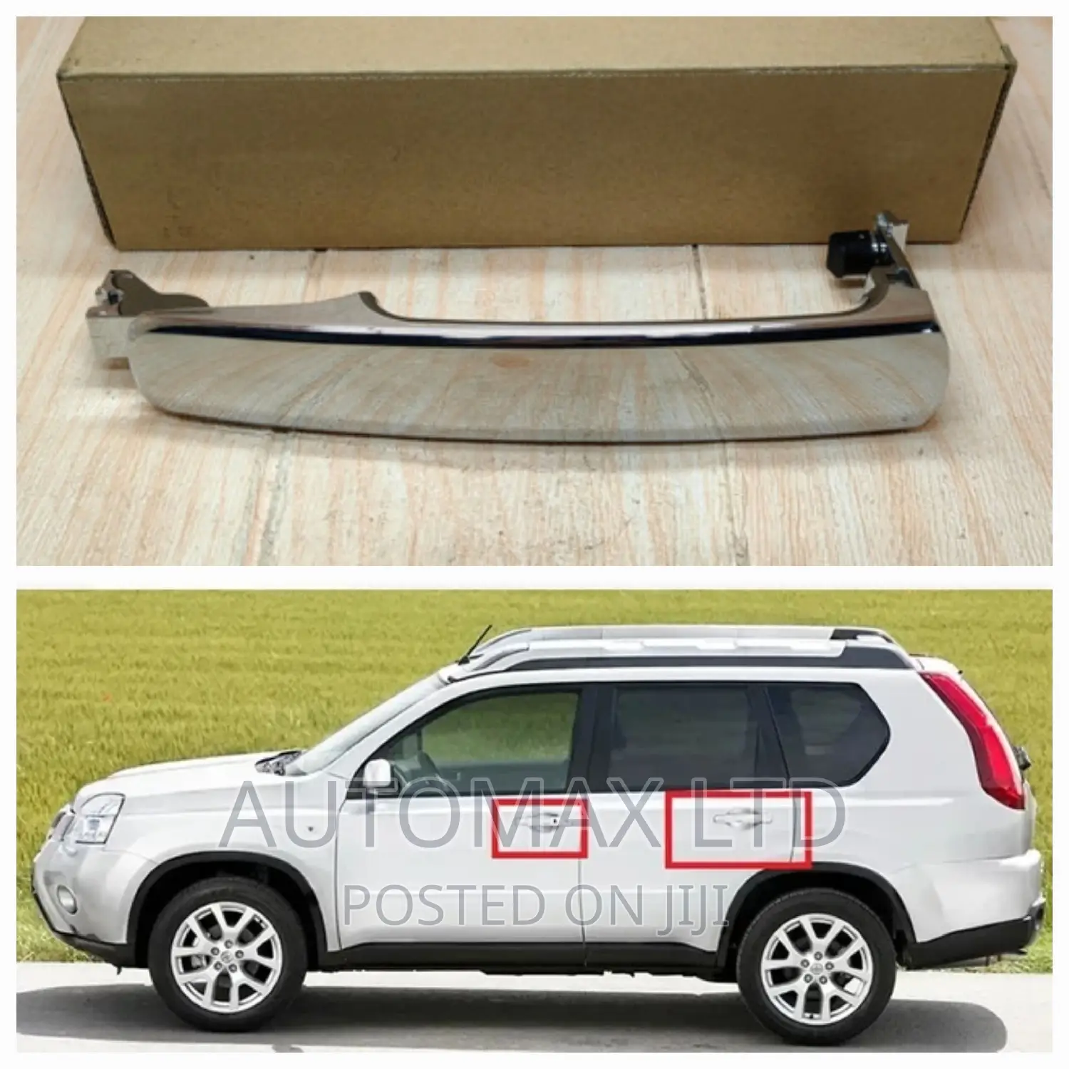 Nissan Xtrail, T31, Exterior Door Handle (Chrome)