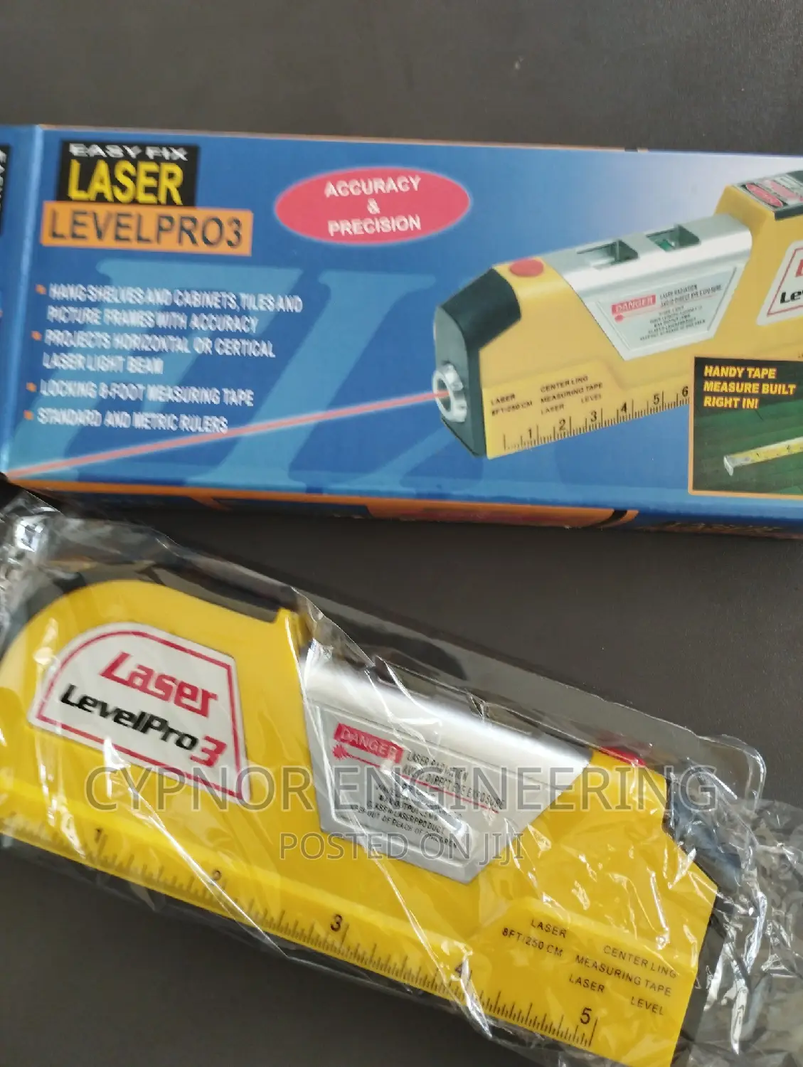 Laser Level Meter With Tape