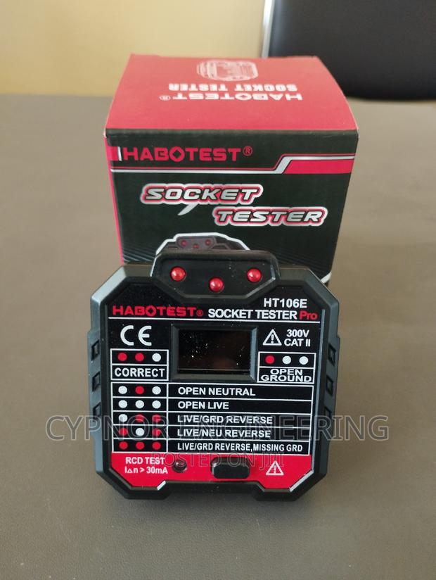 Socket Short Tester - main view