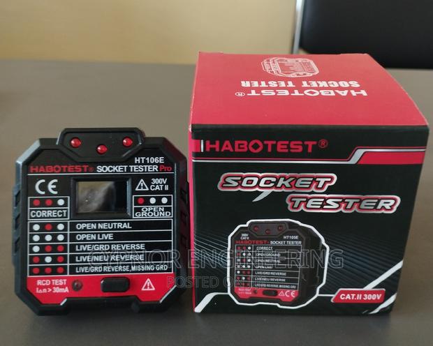 Short Circuit and Open Ground Tester - main view