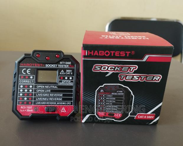 RCD and GFCI Tester - main view