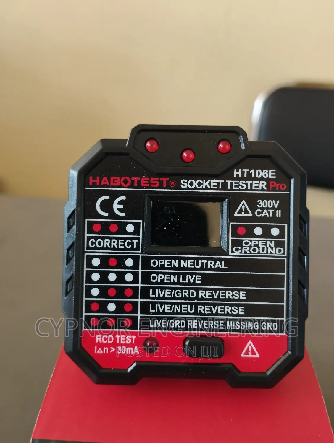 Missing Ground Socket Tester