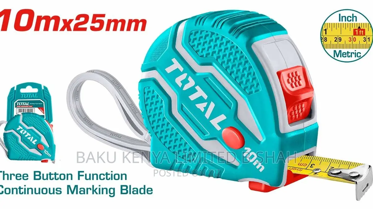 Total Tape Measure 8mts in Nairobi Central Measuring & Layout Tools, Baku Kenya Limited Jiji