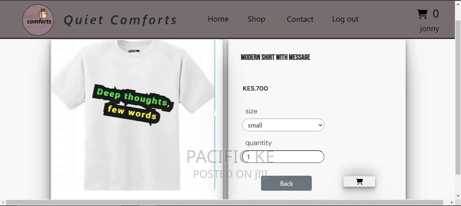 Modern Looking Online E-Commerce Shop Website.