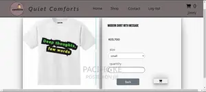 Modern Looking Online E-Commerce Shop Website.
