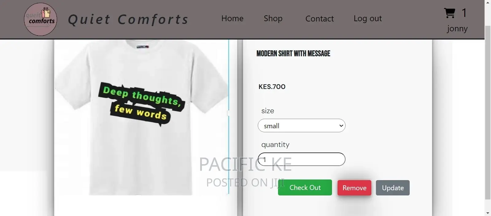 Modern Looking Online E-Commerce Shop Website.