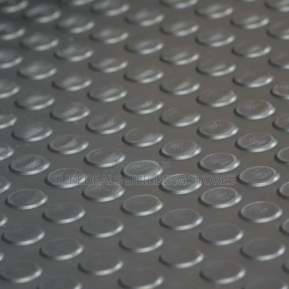 Coin-Pattern Rubber Flooring 1.2mtr by 10mtrs