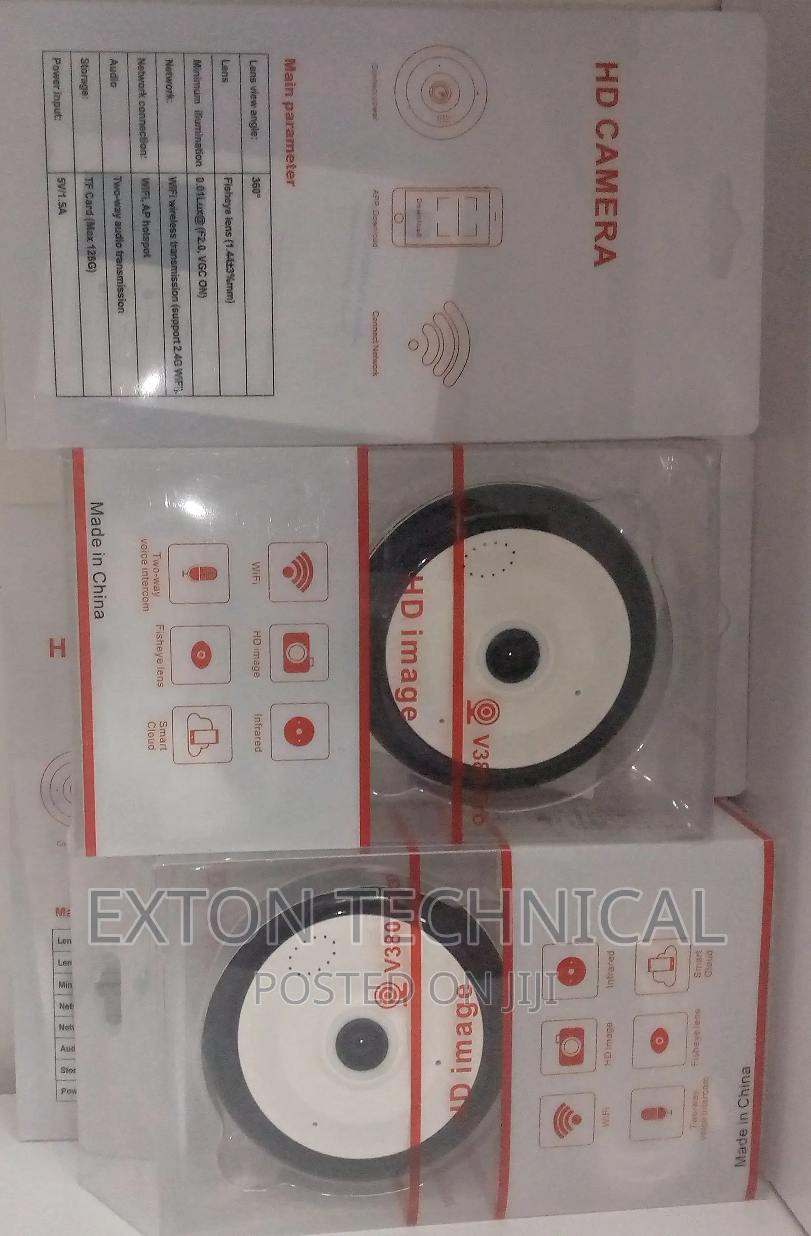 Full Hd Wireless Fish Eye Camera