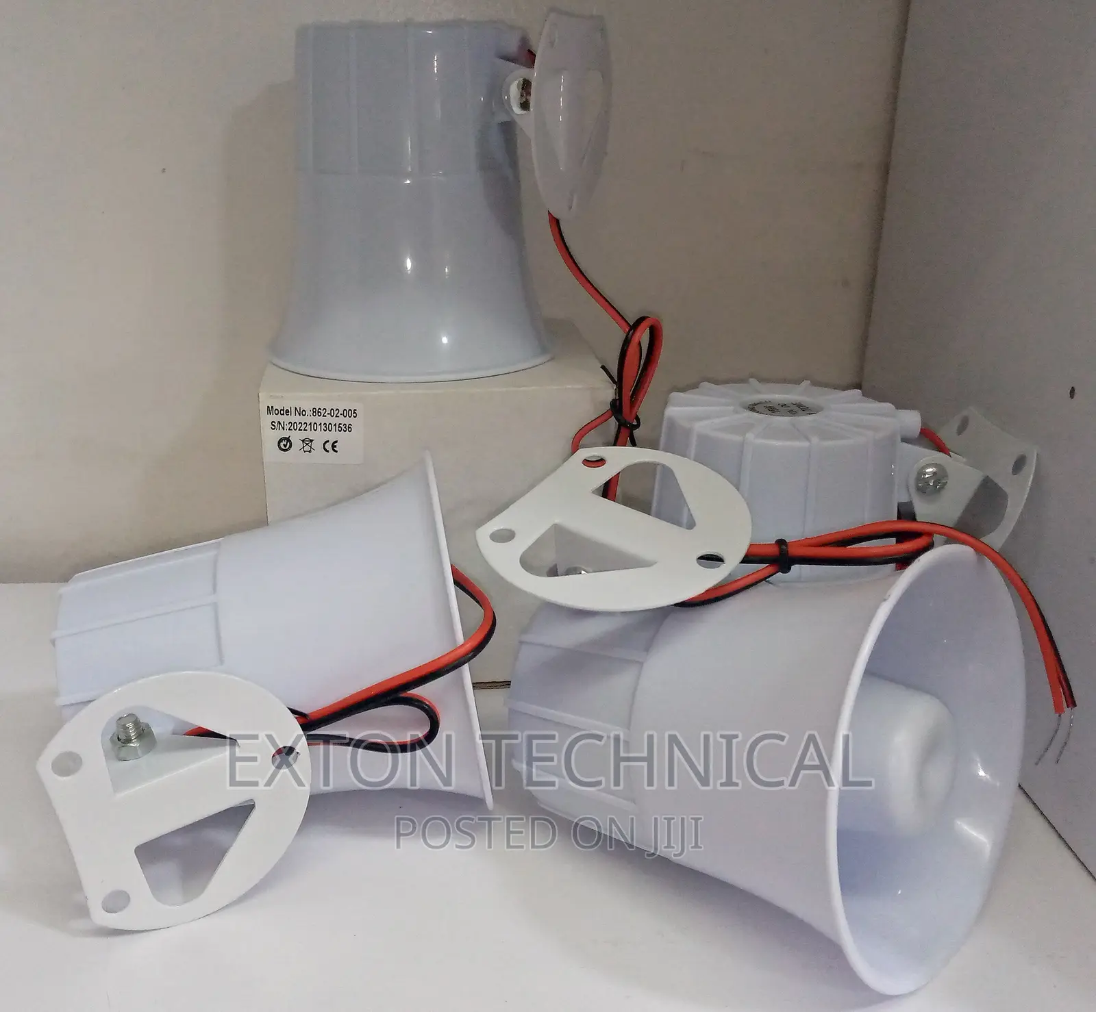 Wired Alarm Siren Horn (White)15w