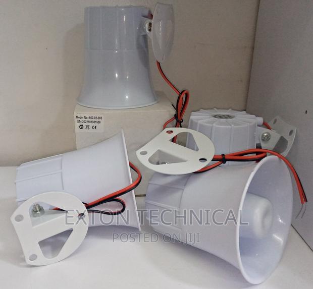 Wired Alarm Siren Horn (White)15w - main view