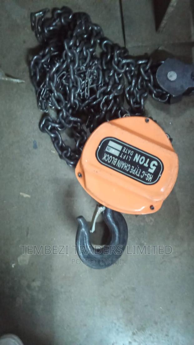 Heavy Duty 5 Ton Chain Block