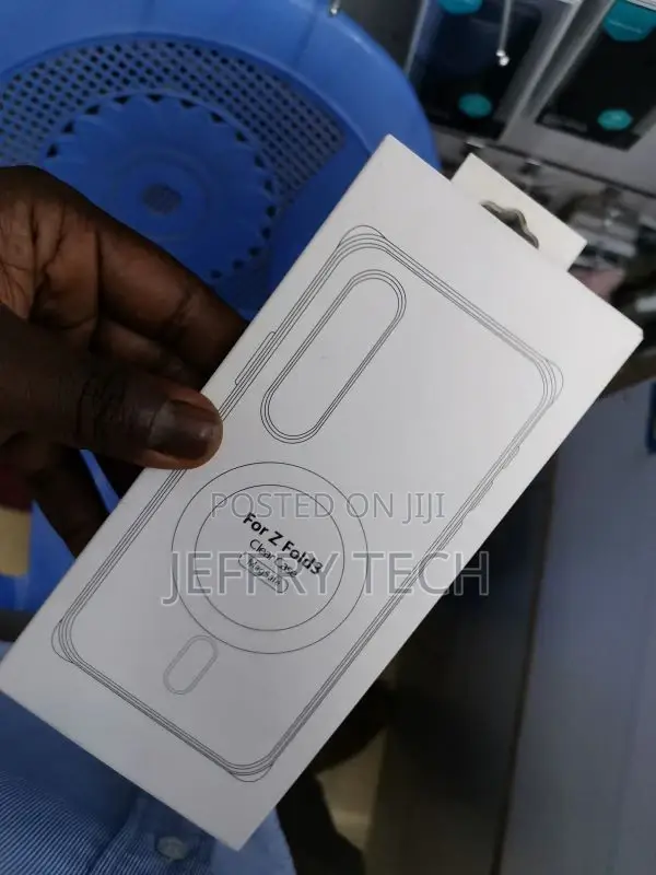 Magnetic Clear Case for Samsung Galaxy Z Fold 3 5G, Compatib