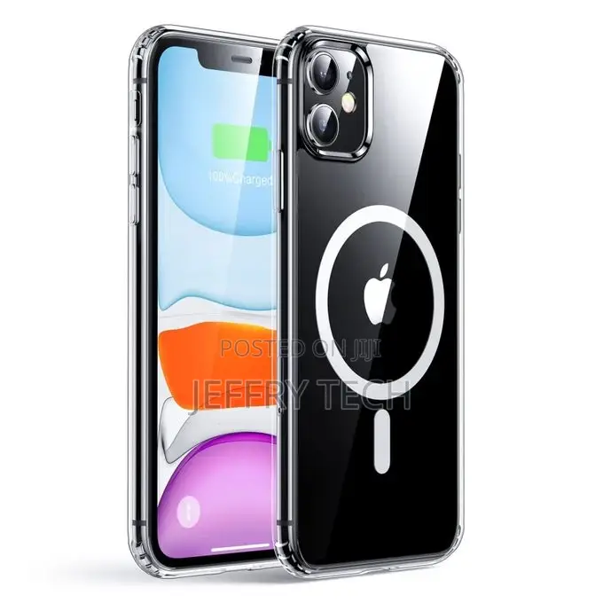 iPhone11 6.1 Inch Magnetic Transparent Shockproof Anti-Yello