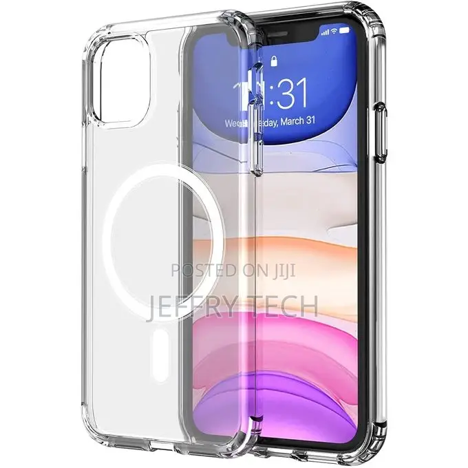 iPhone11 6.1 Inch Magnetic Transparent Shockproof Anti-Yello