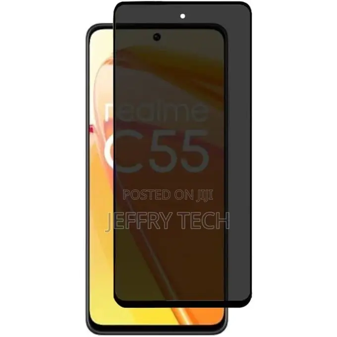 Realme C55 Privacy Tempered Glass Screen Protector