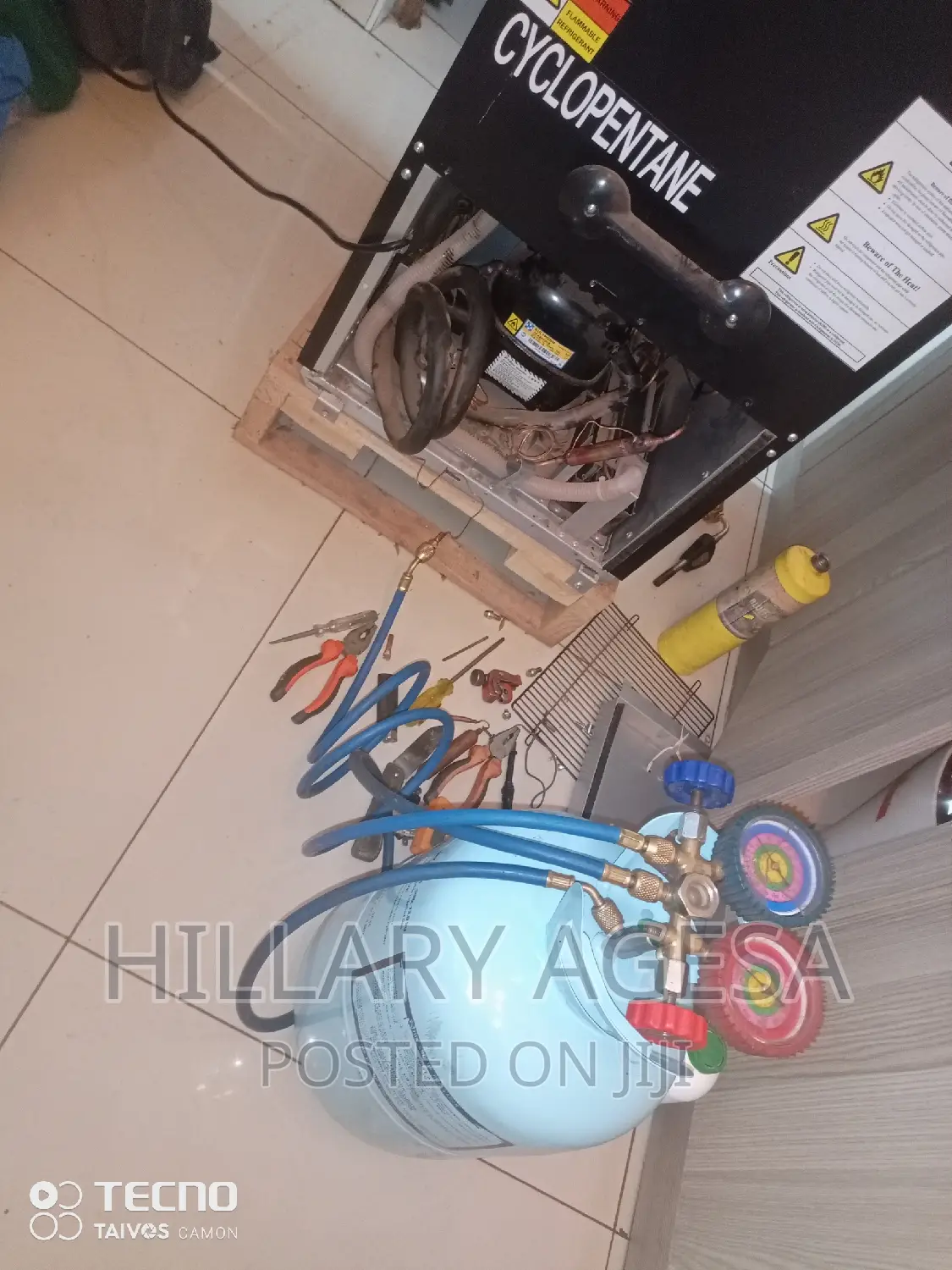 Display Fridge Gas Refilll