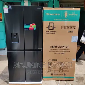 Hisense 454L French Doors Fridge Black