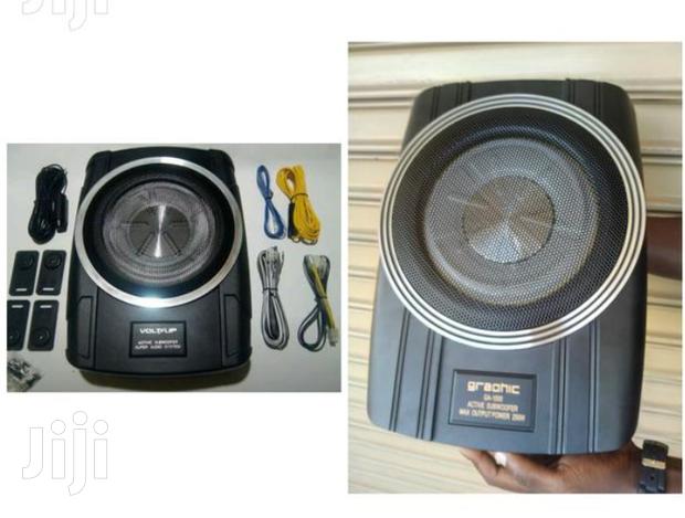 New Graphic Car Underseat Powered Subwoofer.
