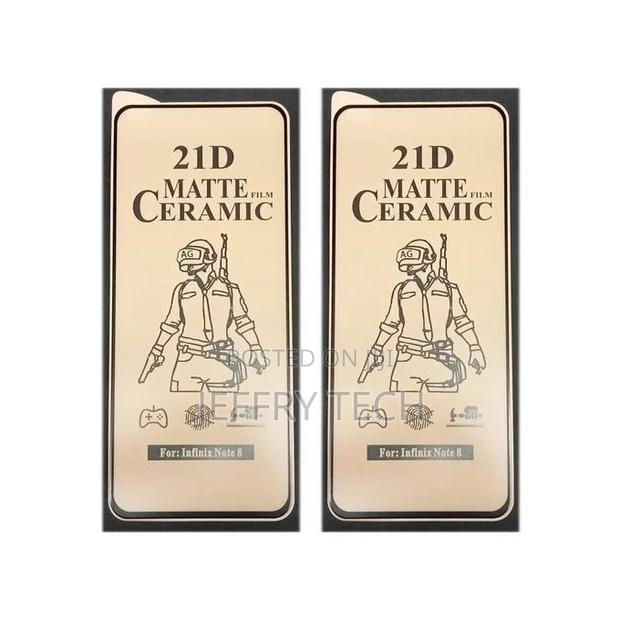 Ceramic Matte Screen Protector for Infinix Note 8 X692 -2pcs