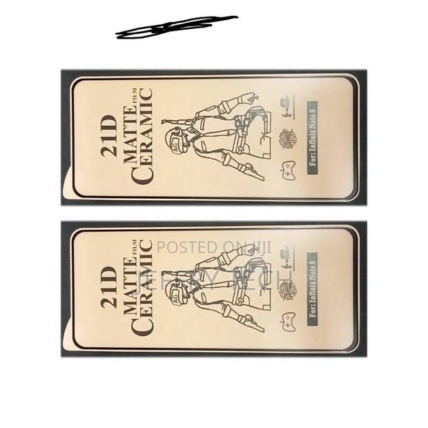 Ceramic Matte Screen Protector for Infinix Note 8 X692 -2pcs - thumbnail 2