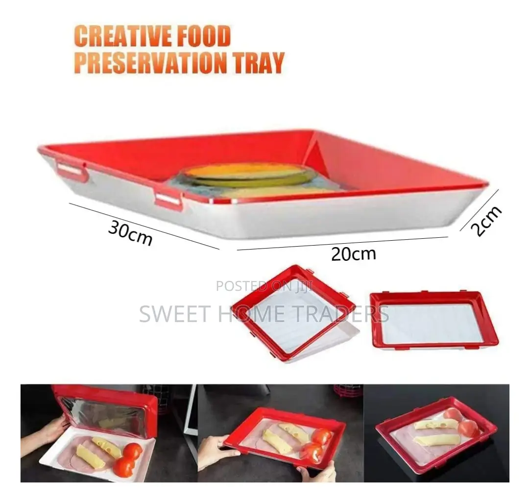*Food Preservation Clever Tray . Available in Red and Green*