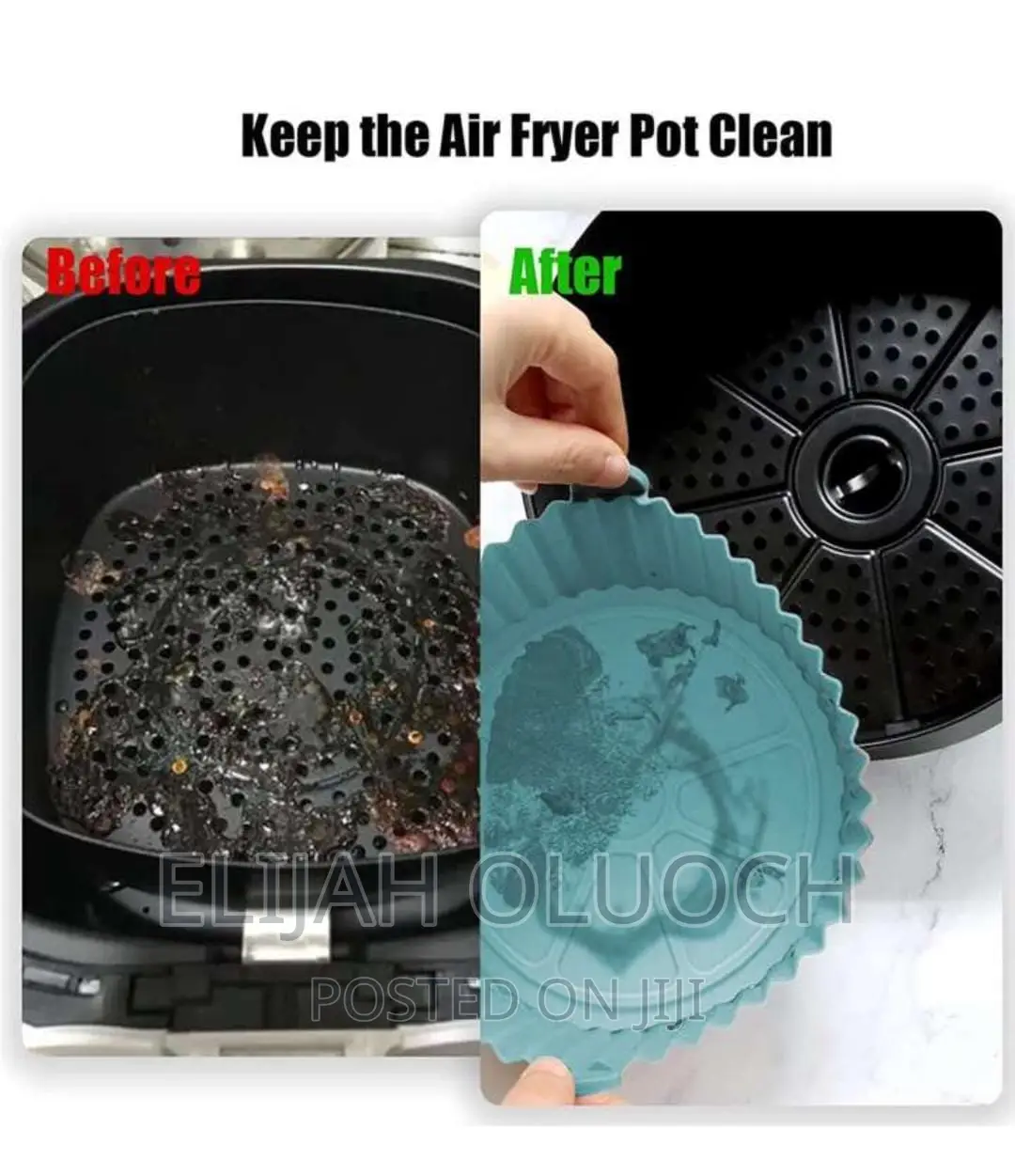 *Re Usable Silicon Air Fryer Liner