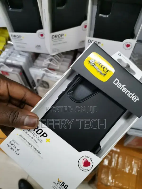 Otterbox DEFENDER Case for Samsung Galaxy S24 Color- BLACK -
