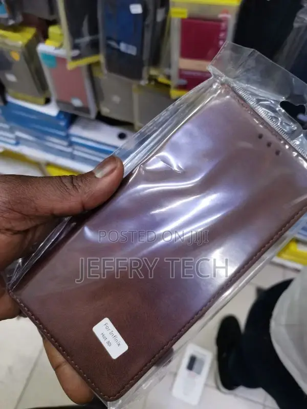 Leather Case for Infinix Hot 30i Phone Protector Multifuncti