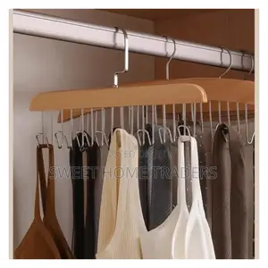 *Wooden Plank 8 Hook Hanger
