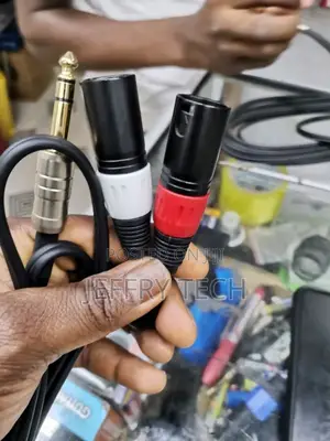 6.35mm (1/4inch) TRS Male Plug to 2 Dual XLR Male Stereo Unb