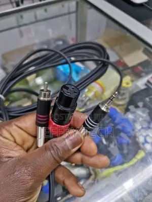 XLR Female to 3.5mm 1/8 Stereo Mic Cable, 2 XLR Y Splitter