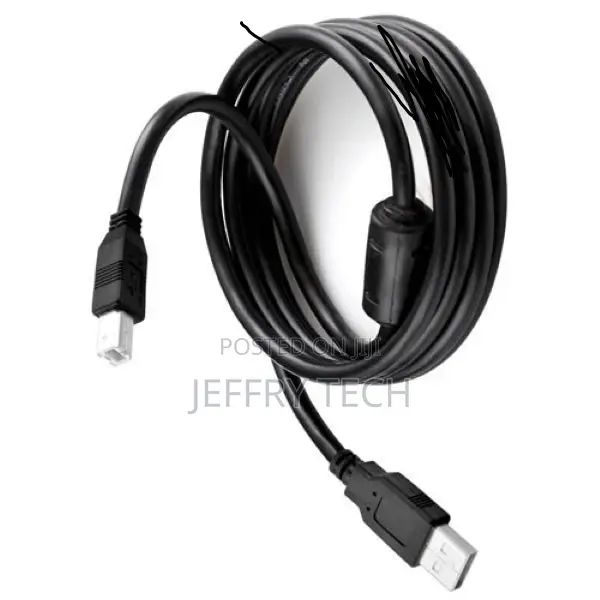 USB Printer Cable – 5 Meters – Black