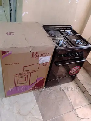 Cooker!Roch 3gas 1electric 60*60 Black Cooker
